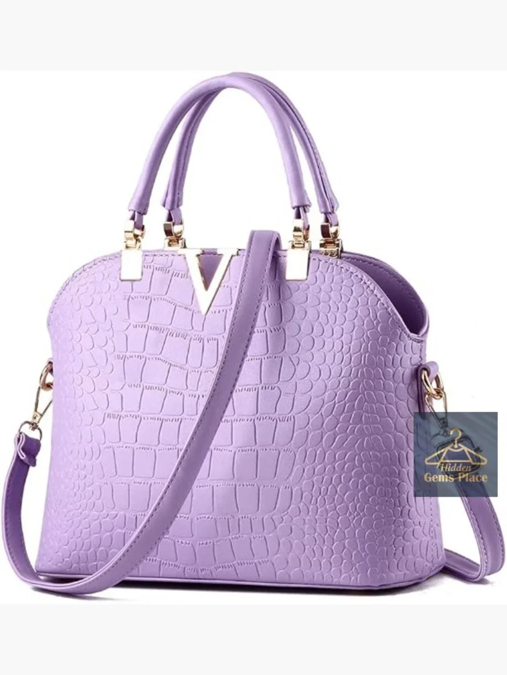 Vegan Leather Satchel Bag Crossbody Shoulder Tote Purse